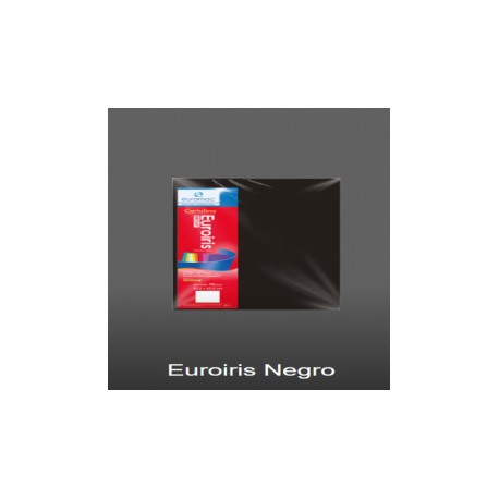 CARTULINA IRIS MATE 50X65CMS NEGRA EUROMAC