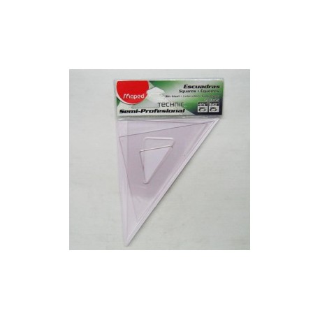 JUEGO ESCUADRAS MAPED 25CMS SIN GRADUACION SEMI PROFESIONAL