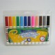 MARCADOR DE AGUA CRAYOLA LAVABLE CON 12COLORES
