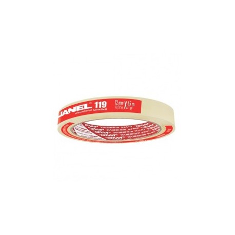 CINTA ADHESIVA 119 DIUREX JANEL CORTE FACIL12mmx65mts