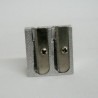 SACAPUNTAS METALICO BARRILITO DIAGONAL 2 ENTRADAS