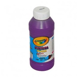 PINTURAS TEMPERA LAVABLE COLOR VIOLETA 237ML