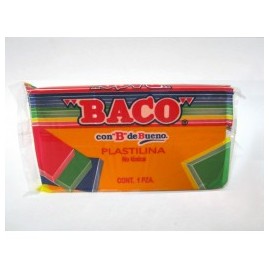 PLASTILINA MARQUETA BACO 140GRS NARANJA
