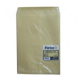 SOBRE BOLSA ENGOMADO ANTE OFICIO C/50PZ DE 24X34CMS FORTEC