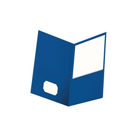 FOLDER META OFFICE CARTA A4 AZUL Y BLANCO OXFORD