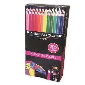 COLORES DE MADERA PRISMACOLOR JUNIOR 24PZS
