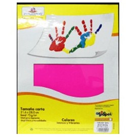 PAPEL BOND CARTA  ARCOIRIS C/100 COLOR VIBRANTE EUROCOLOR
