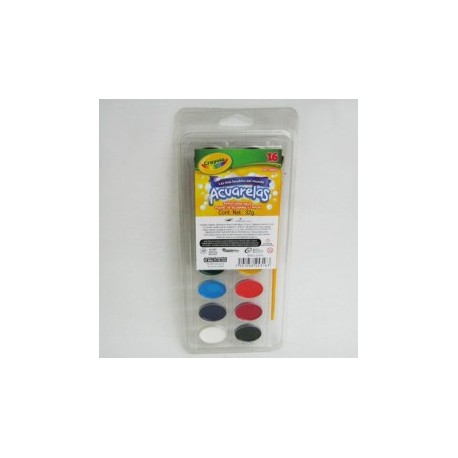 ACUARELAS CRAYOLA LAVABLES 16COLORES