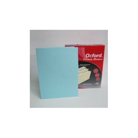 FOLDER DE CARTULINA OFICIO AZUL OXFORD