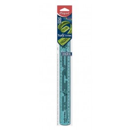 REGLA PLANA TWIST'N FLEXIBLE MAPED 30CMS