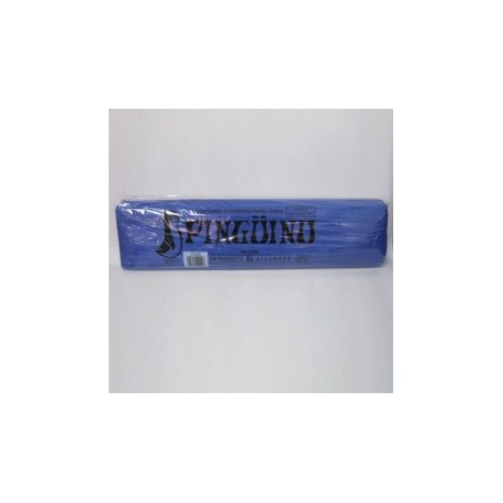 PAPEL CREPE 12 AZUL MARINO PINGUINO 0.50X2MTS