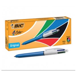 BOLIGRAFO BIC 4 COLOR NEGRO AZUL ROJO VERDE