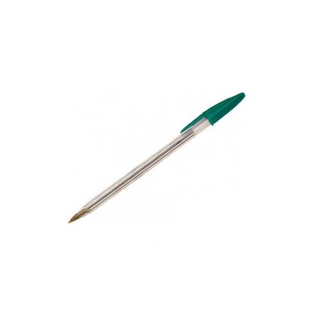 BOLIGRAFO BIC PUNTO MEDIANO VERDE BIC CRISTAL DURA