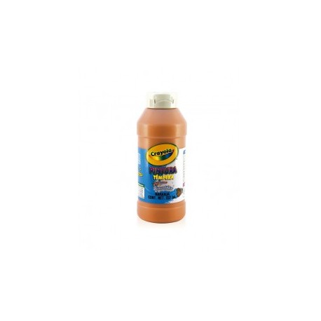 PINTURA TEMPERA LAVABLE CRAYOLA NARANJA DE 237ML