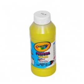 PINTURA TEMPERA LAVABLE CRAYOLA AMARILLA 237ML