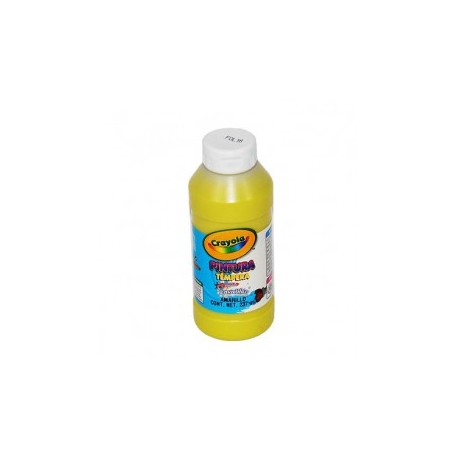 PINTURA TEMPERA LAVABLE CRAYOLA AMARILLA 237ML