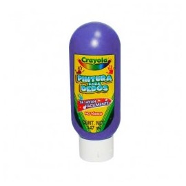 PINTURA DIGITAL CRAYOLA VIOLETA DE 147ML