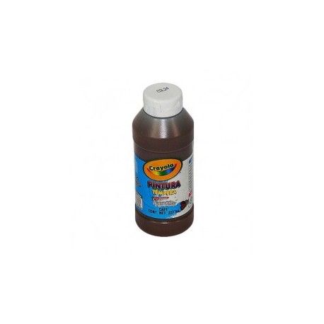 PINTURA TEMPERA CRAYOLA LAVABLE CAFE 237ML