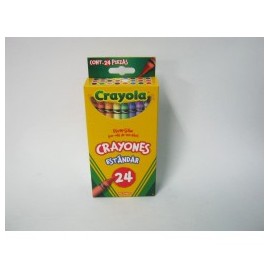 CRAYONES DELGADOS CRAYOLA CON 24 COLORES