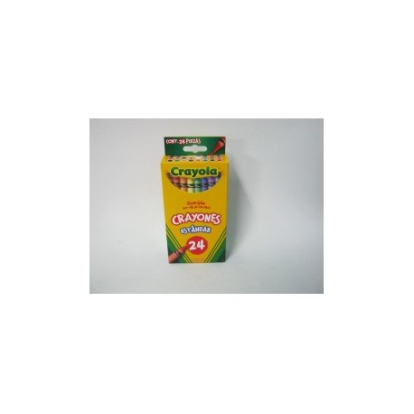 CRAYONES DELGADOS CRAYOLA CON 24 COLORES