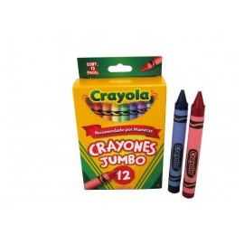 CRAYONES JUMBO CRAYOLA 12COLORES