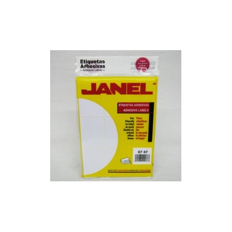 ETIQUETA BLANCA 67X47MM 180 E CLASICA No 13 JANEL