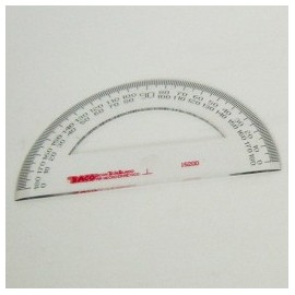 TRANSPORTADOR BACO DE 180o 12.5CMS