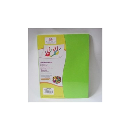 PAPEL CARTA VERDE 100H EUROCOLOR