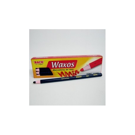 MARCADOR DE CERA BACO WAXOS AZUL