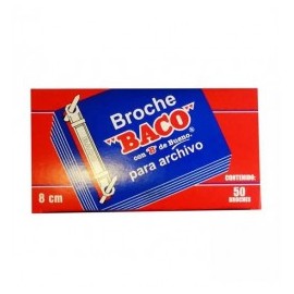 BROCHE BACO DE 8CMS 50PZ