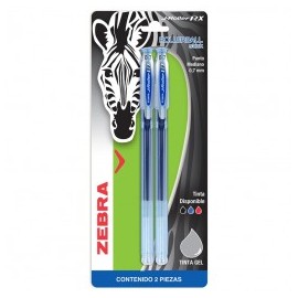 BOLIGRAFO J ROLLER RX ZEBRA PUNTO FINO 0.7 TINDA GEL AZUL