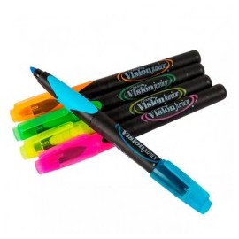 MARCADOR RESALTADOR AZOR VISION JUNIOR FINO AZUL NEON