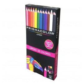 COLORES DE MADERA PRISMACOLOR JUNIOR 12PZ