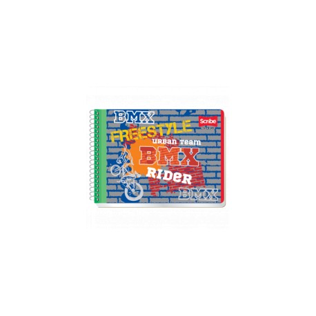 CUADERNO ITALIANO SCRIBE C5MM ESPIRAL MEGA 100H