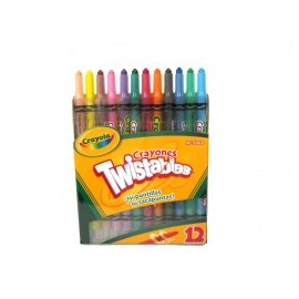 CRAYONES TWISTABLES CRAYOLA 12CLS