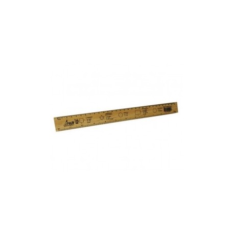 REGLA DE MADERA 30CMS ARLY