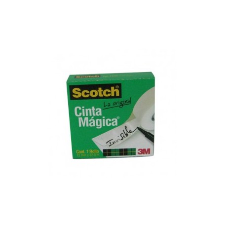CINTA ADHESIVA 810 MAGICA SCOTCH 12MM X 33MTS