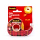 CINTA TRANSPARENTE 550 DIUREX SCOTCH 19MM X 30MTS C/DESPACHADOR