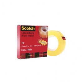 CINTA ADHESIVA 550 DIUREX SCOTCH 18MM X 33MTS