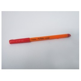 BOLIGRAFO PUNTO FINO 0.7MM PIN POINT ROJA BARRIL AMARILLO