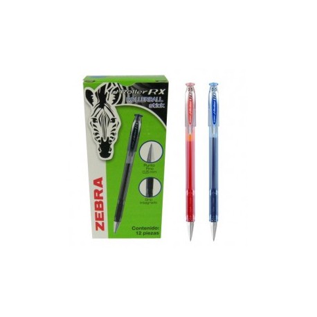 BOLIGRAFO J ROLLER RX ZEBRA PUNTO FINO 0.5 TINTA GEL AZUL