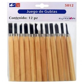GUBIAS JUEGO 12 CUCHILLAS 5012