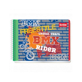 CUADERNO ITALIANO SCRIBE C5MM ESPIRAL MEGA 100H
