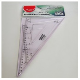 JUEGO DE ESCUADRAS MAPED C/GRADUACION SEMI PROFESIONAL25CM MAPED