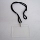 GAFETE PARA CREDENCIAL ACRILICO 9.5X8 CORDON