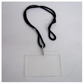 GAFETE PARA CREDENCIAL ACRILICO 9.5X8 CORDON