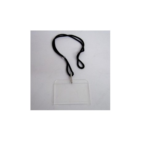 GAFETE PARA CREDENCIAL ACRILICO 9.5X8 CORDON
