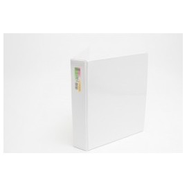 CARPETA VINIL CARTA KINERA 2.5" ARILLO EN (O) BLANCA