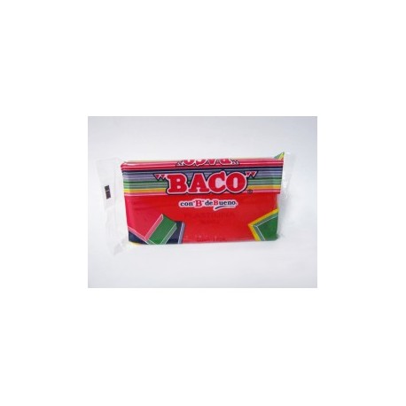 PLASTILINA MARQUETA BACO 140GRS ROJO