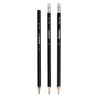 LAPIZ DE GRAFITO KORES TRIANGULAR NEGRO HB W ERASER